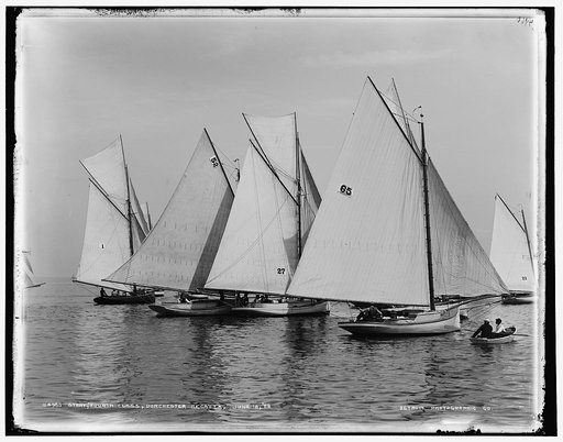 Start, fourth class, Dorchester regatta