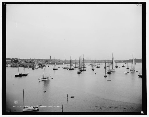N.Y.Y.C. fleet, Newport harbor