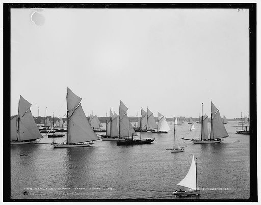 N.Y.Y.C. fleet, Newport harbor
