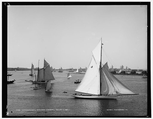 N.Y.Y.C. fleet, Newport harbor