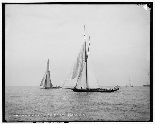 Start, American [i.e., America's] Cup Race
