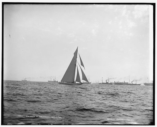 Columbia at the finish