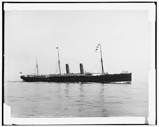 Steamer Servia, Cunard Line