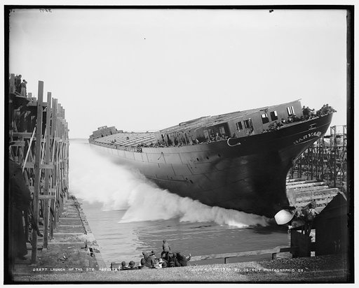 Launch of the str. Harvard