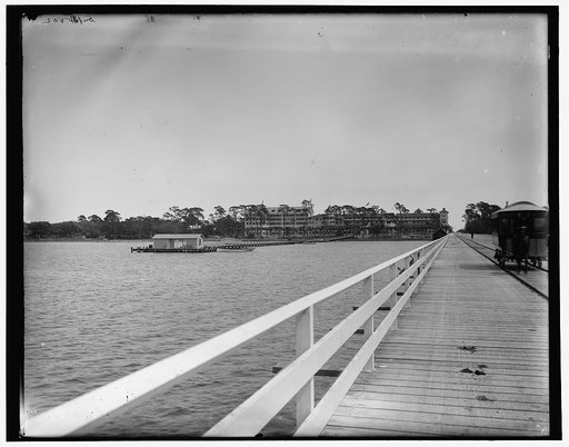 Hotel Ormond from bridge, Ormond, Fla.