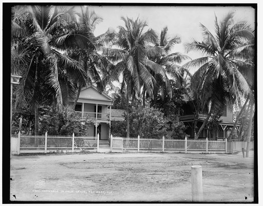 Residence in palm grove, Key West, Fla.