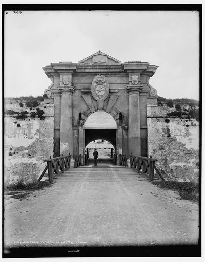 Entrance to Cabanas Castle, Havana