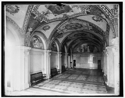 Library of Congress, north hall, entrance pavilion