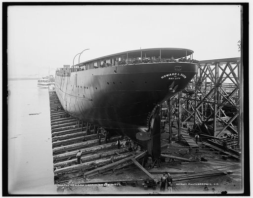 The Howard L. Shaw on the ways