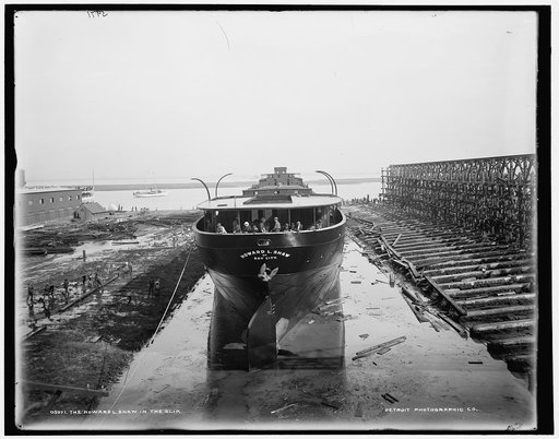 The Howard L. Shaw in the slip