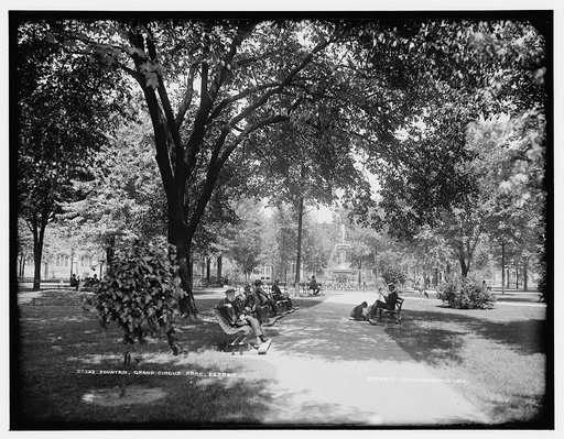 Fountain, Grand Circus Park, Detroit