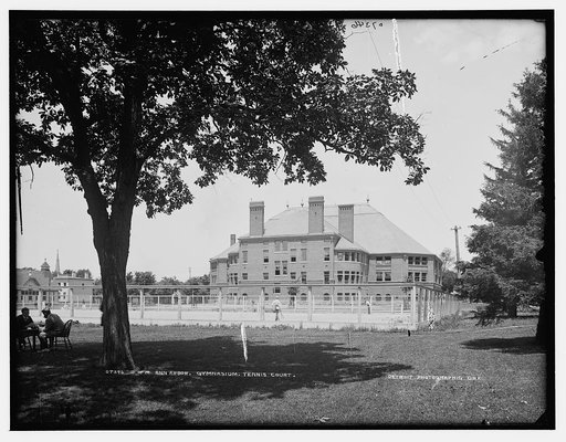 U. of M., Ann Arbor, gymnasium, tennis court