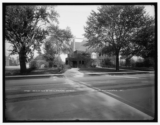 Residence of Mr. A.L. Stevens, Detroit