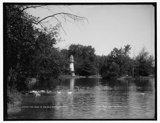 Lake in Palmer Park, Detroit, The