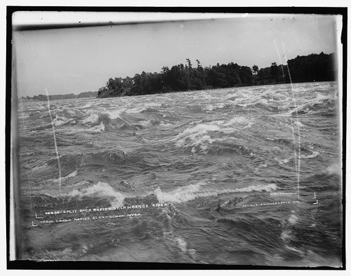Split Rock Rapids, St. Lawrence River