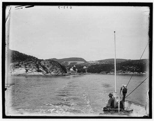 Pier at Tadousac [sic], Saguenay River