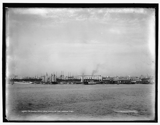 Waterfront near Plaza de Luz, Havana, Cuba, The
