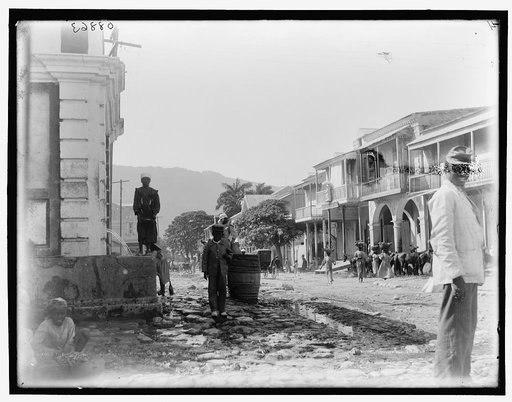 Public fountain, Port-au-Prince, Hayti, W.I., The