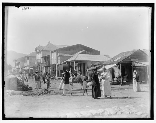 Street scene, Port-au-Prince, Hayti, W.I.