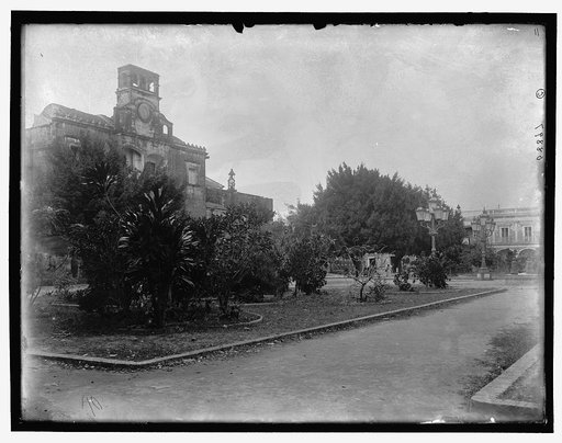 Plaza and cathedral, Domingo City, [San Domingo