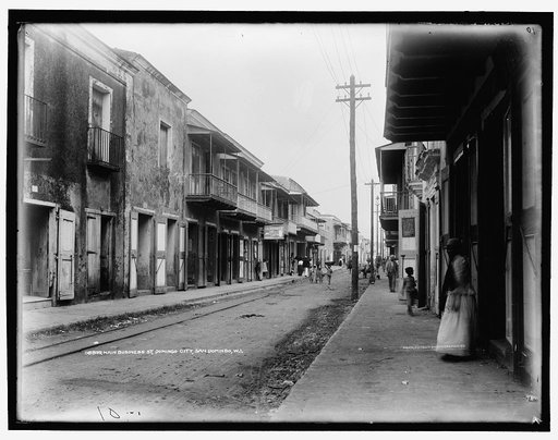 Main business st., Domingo City, San Domingo, W.I.