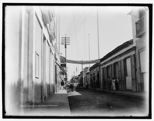 Street in Puerto Cabello, Venezuela