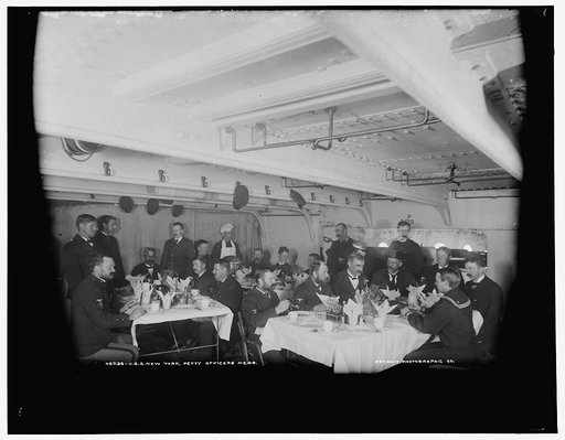U.S.S. New York, petty officers' mess