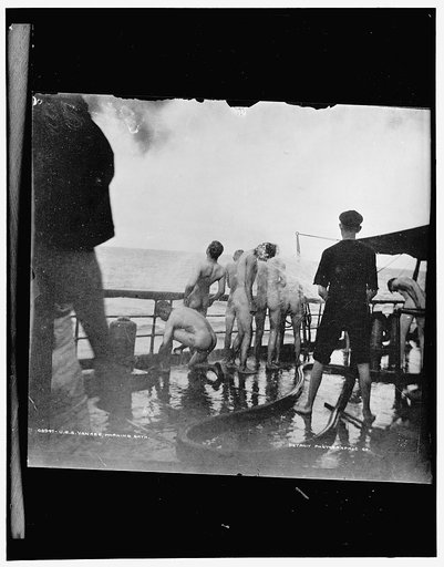 U.S.S. Yankee, morning bath