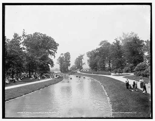 A canal view, Belle Isle [Park], Detroit
