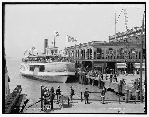 Belle Isle [Park] ferry dock, Detroit