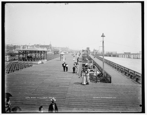 Board walk, Asbury Park, N.J.