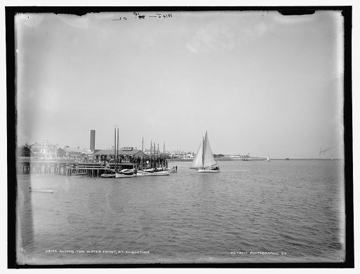 Along the water front, St. Augustine