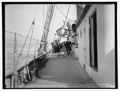 Pilot on board pilot boat after "taking out"