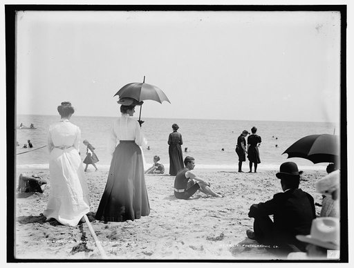 On the beach, Palm Beach, Fla.