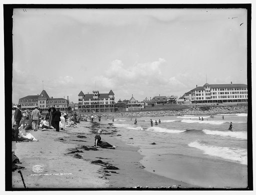 Bathing at York Beach, Me.