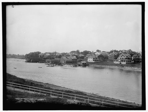 Simpson's Wharf, York Harbor, Me.