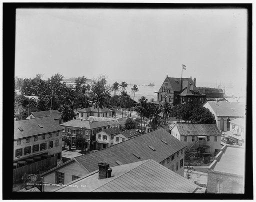 View from hotel, Key West, Fla.