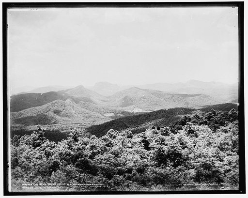 Blue Ridge from Mt. Toxaway, Sapphire, N.C., The