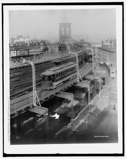 Approach to Brooklyn Bridge, Brooklyn, N.Y.