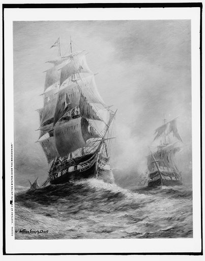 Victory of frigate United States over the Macedonian