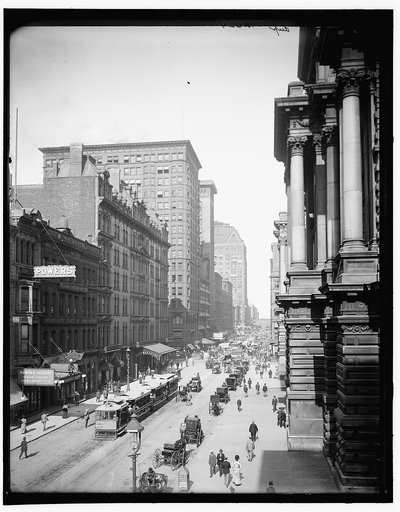 Randolph St., east from LaSalle St., Chicago