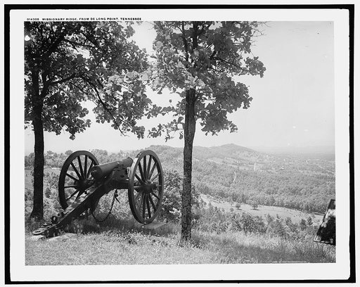 Missionary Ridge from De Long Point, Tennessee