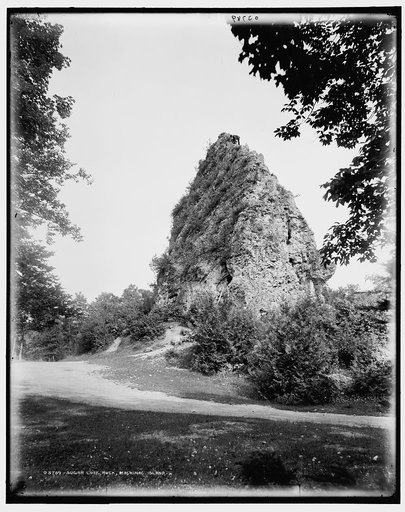 Sugar Loaf Rock, Mackinac Island