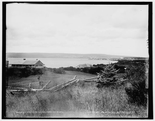 Old mission buildings, Madeline Island