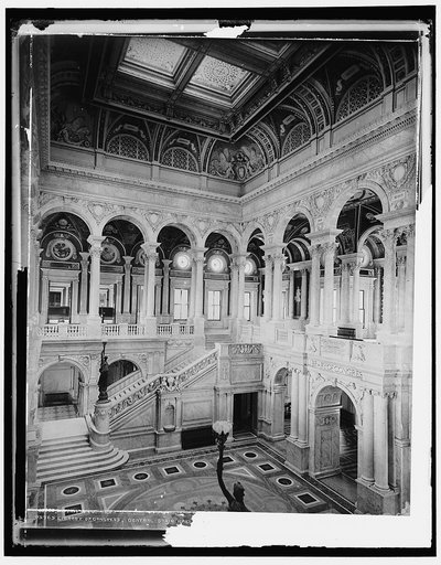 Library of Congress central stair hall
