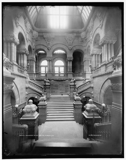 Staircase in the Capitol, Albany, N.Y.