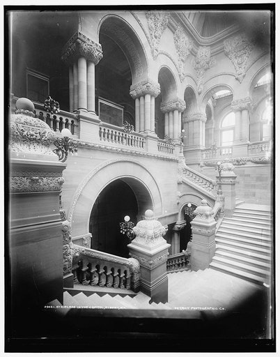 Staircase in the Capitol, Albany, N.Y.