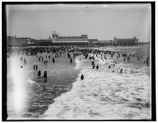 The Beach from Young's Pier, Atlantic City