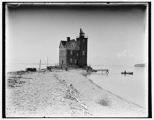 Mackinac Island from Round Island