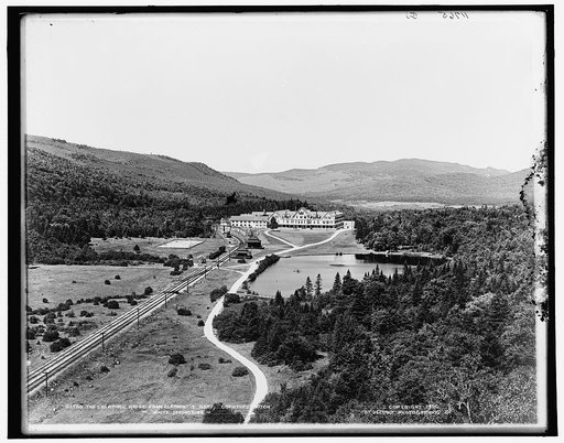 The Crawford House from Elephant's Head, Crawford Notch, White Mountains